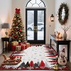 Christmas Area Rugs Soft Washable Xmas Tree Festive Decor Rug Non-Slip Low Pile Rugs for Living Room Bedroom - 2 of 4