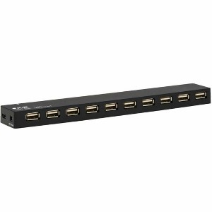 Tripp Lite 10-Port USB Hub - USB 2.0, Plug-and-Play, International Plug Adapters - Model U223010INT - 1 of 4