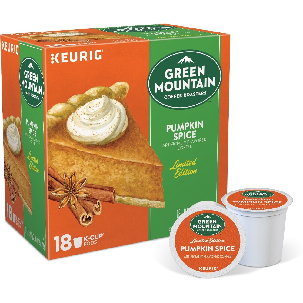 UPC 099555007589 product image for Green Mountain Coffee Pumpkin Spice Keurig Single-Serve K-Cup Pods, Light Roast  | upcitemdb.com