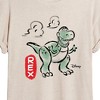 Women's - Disney - Doodle Rex Graphic Oversized Graphic T-Shirt - 2 of 4