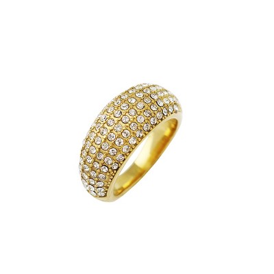 Slate by Rebl CZ Stone Ring   Stainless Steel