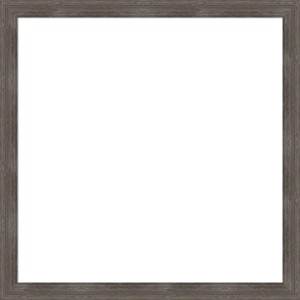 Amanti Art Pinstripe Lead Gray Framed Magnetic Dry Erase Board - 1 of 4
