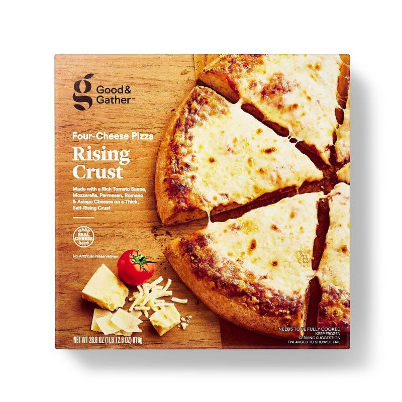 Self-Rising Crust Four Cheese Frozen Pizza - 28.8oz - Good &#38; Gather&#8482;, 1 of 3