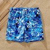 PATPAT Family Matching Swimwear Floral Print Ruffled One Piece Swim Trunks Shorts - 2 of 4