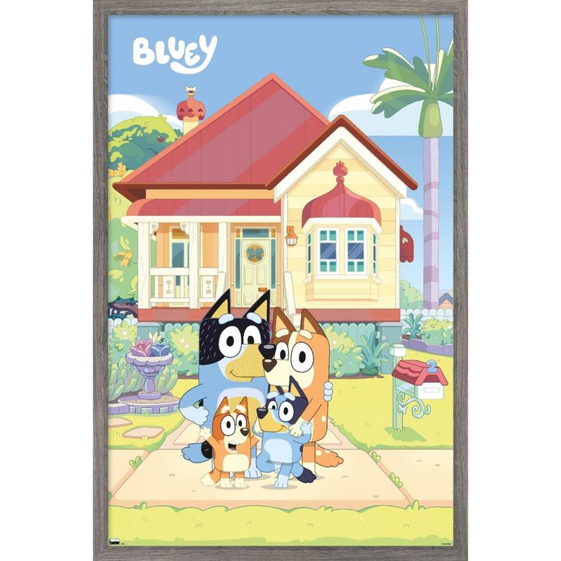 Trends International Bluey - Family Framed Wall Poster Prints, 1 of 7