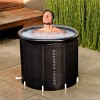 Sharper Image Portable Ice Bath 31.5"x29.5" Oval Plunge Pool: PVC Frame & Liner - 2 of 4