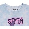 Seven Times Six Disney Lilo & Stitch Girls' Dancing Stitch Tie Dye Kids T Shirt Tee Blue - 3 of 4