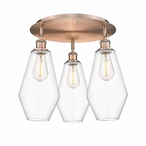 Cindyrella - 3 Light Flush Mount In Industrial Style-14.5 Inches Tall and 18.75 Inches Wide - 1 of 1