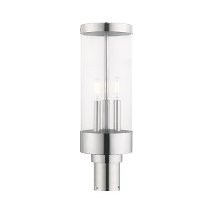 Livex Lighting Hillcrest 3 - Light Post Light in  Polished Chrome - 1 of 4