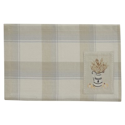 Park Designs Wheat Patch Placemat Set - White