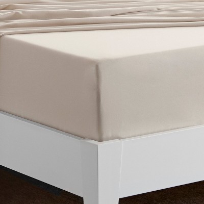Medium Beige Twin XL Polyester Microfiber Bed Sheet Set