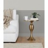 NicBex Metal Accent Table Oil Rubbed Bronze Finish, Contemporary Side Table for Living Room, Entryway - 4 of 4