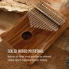 Unokki Kalimba 17 Key Thumb Piano Koa Acacia Wood Mbira, Lightweight & Durable | Includes Waterproof Case, Hand Rest - 3 of 4