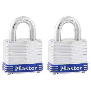 Master Lock - Laminated Steel - Double Locking Exterior Padlock - 1-5/16 in. - 1 of 1