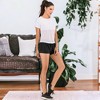 Anna-Kaci Active Women's Yoga Running Fashion Shorts Sport Elastic Double Layer with Drawstring - 3 of 4