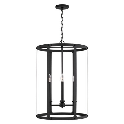 Capital Lighting Brennen 4 - Light Chandelier in  Black Iron