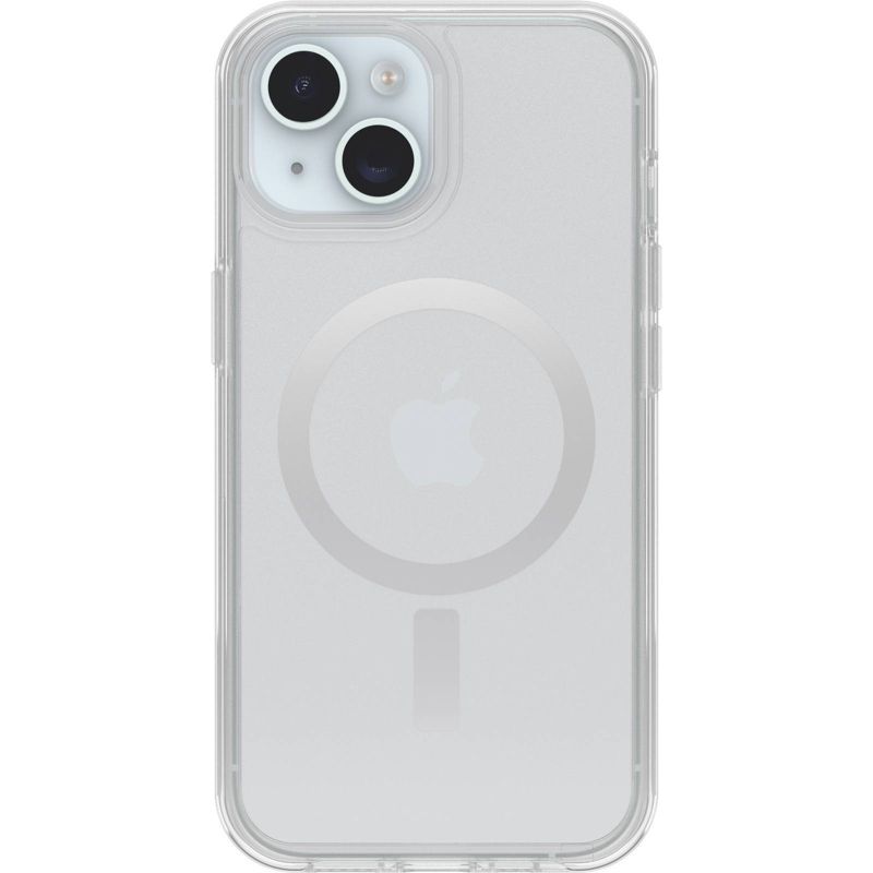 OtterBox Apple iPhone 15/iPhone 14/iPhone 13 Symmetry Series Clear Case with MagSafe - Clear, 1 of 6