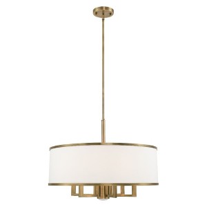 Livex Lighting Park Ridge 6 - Light Chandelier in  Antique Brass - 1 of 3
