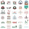 Wrapables Holiday Scrapbooking Washi Stickers, DIY Crafts for Stationery, Diary, Card Making (60 pcs), Merry Christmas - 2 of 4