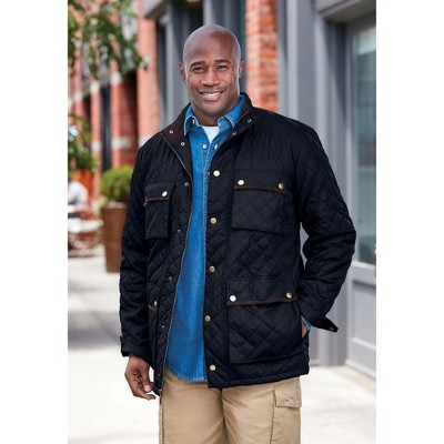 Boulder Creek by KingSize Quilted Jacket - XL, Black — фото 4