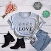 Womens Love Sign Language T Shirt Cute ASL Relationship Tee - Crazy Dog Women's T Shirt - 3 of 4