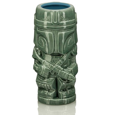 Beeline Creative Geeki Tikis Star Wars The Mandalorian Mando Mug | Ceramic Tiki Cup | 20 Ounces