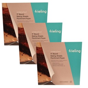 Frieling Parchment Baking Sheets, 9" round, 50 pcs in box, 3 boxes - 1 of 4