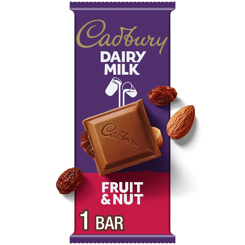 UPC 034000040292 product image for Cadbury Dairy Milk Fruit & Nut Chocolate Candy Bar - 3.5oz | upcitemdb.com