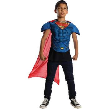 Superman Man Of Steel Muscle Chest Costume Top Child