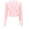 Adore Me Women's Jersey Ballet Wrap Long Sleeve Lounge - 2 of 3