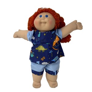 Dinosaurs Roaming Short Set for 15–16 Inch Cabbage Patch Kid Dolls - 1 of 4