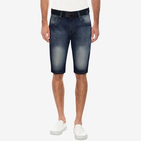 X RAY Men's 12.5 Slim Fit Stretch Denim Jean Shorts