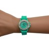 Olivia Pratt Every Day Thin Band Silicone and Rhinestones Colorful Women Watch - 4 of 4