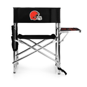 NFL Cleveland Browns Portable Camp Chair with Table - 1 of 4