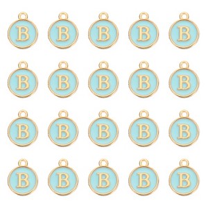 Unique Bargains Beautiful Designer DIY Jewelry Making Initial Pendants 50 Pcs - 1 of 4