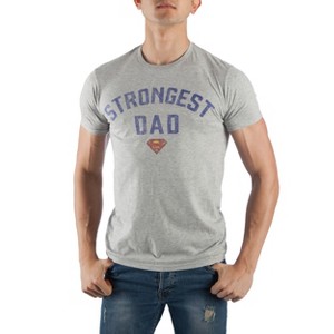 Men's Superman Super Strongest Dad Tee - 1 of 1