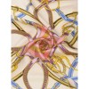 Allegra K Women's 100% Silk Floral Graphic Print Square Scarf Head Scarves Kerchief Neckerchief 21.6" X 21.6" - 4 of 4