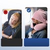 Unique Bargains Travel Neck Pillow with Hood 1 Set - 2 of 4