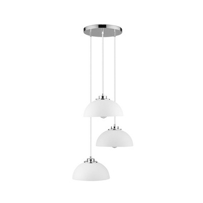 Tribeca Cascading Pendant Light White - Globe Electric