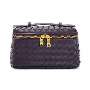 Adornia Burgundy Woven Top Handle Bag - 1 of 4