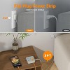 Short Extension Cord with Multiple Outlets 3 FT, Small Flat Plug Power Strip with 3 USB (1 USB C) and Multi Outlets, Surge Protector Charging Station - 3 of 4