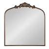 Kate & Laurel All Things Decor 28"x30" Arendahl Traditional Arch Mirror Bronze - 4 of 4