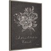 Amanti Art Black and White Chalkboard Christmas III by Beth Grove Canvas Wall Art Print Framed 23 x 30-in. - 3 of 4