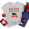 The Juniper Shop Believe Stacked Car Toddler Short Sleeve Tee - 2 of 2