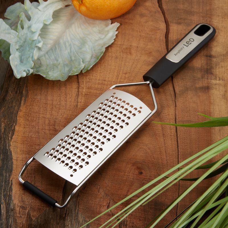 BergHOFF Graphite Stainless Steel Hand Grater 12.5", Recycled Material, 2 of 7