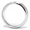 Pompeii3 Men's 14K White Gold Princess Diamond Wedding Band Ring - 3 of 4