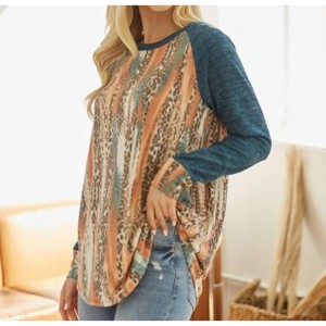 Women's Long Sleeves Tee Top - Lovely Melody - 1 of 1