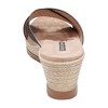 GC Shoes Malia Embellished Cross Strap Comfort Slide Wedge Sandals - 3 of 4