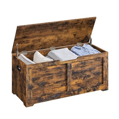 Vasagle Storage Chest Storage Trunk With 2 Safety Hinges Storage Bench ...