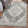 Luxe Weavers Vintage Floral Medallion Indoor Area Rug - 2 of 4